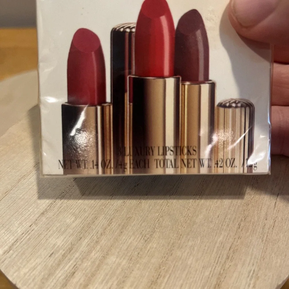 Elizabeth Arden Vtg Luxury Lipstick Collection Cocoa Chic Lacquer Red  Gold Case